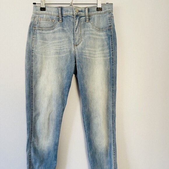 Gap 1969 Easy Legging Jeans 29R Womens Light Indigo Wash Stretch Denim Mid Rise - Picture 1 of 12